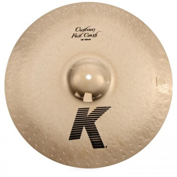 Cymbal Bundle #1 - ZILDJIAN 18" K Custom Dark Fast Crash Cymbal w/ ZILDJIAN Drum Key & ZILDJIAN GIFT PACK