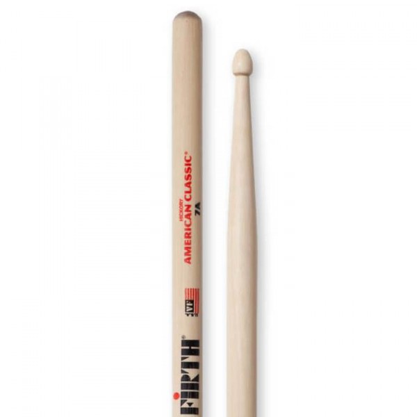 VIC FIRTH American Classic 7A Wood Tip Drumsticks