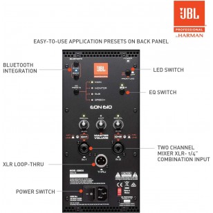 JBL EON610 10" 2-Way Stage Monitor Powered Speaker System 喇叭