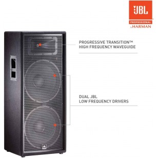 Portable Dual 15" two-way Sound Reinforcement Loudspeaker System