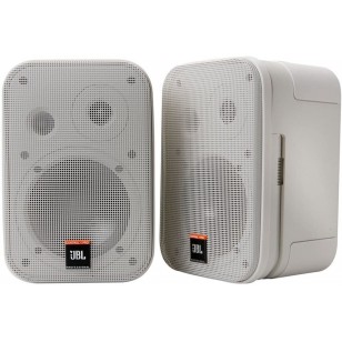 JBL Control 1 Pro高性能150瓦微型演播室監聽揚聲器150W白色喇叭