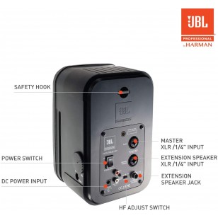 JBL Control 2P Compact Powered Monitor 黑色喇叭