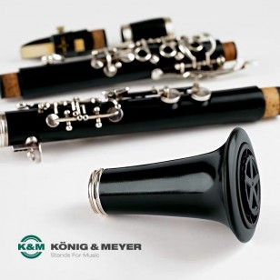 K&M支架15228 德國進口單簧管架KM支架便攜可入包管弦樂支架