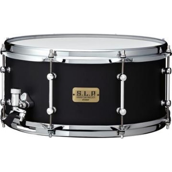 TAMA 6.5" x 14" SLP Dynamic Kapur Snare Drum (Flat Black Finish)