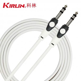 KIRLIN科林音頻轉接線6.35三芯轉6.35三芯公對公轉換線延長連接線