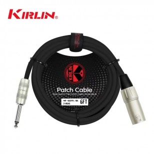 KIRLIN科林卡農轉換線6.35二芯轉卡儂母話筒線接音響麥克風音頻線