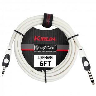 KIRLIN科林音頻轉接線3.5三芯-6.35二芯公對公轉換線延長線連接線