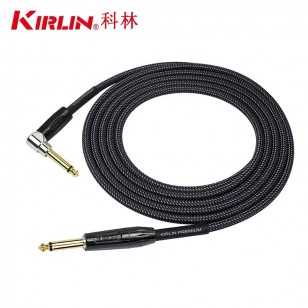 KIRLIN科林吉他線貝斯降噪線加強編織線樂器鏈接線音箱音頻連接線