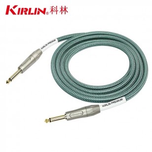 KIRLIN科林吉他線貝斯降噪線樂器鏈接線加強編織線音箱音頻連接線
