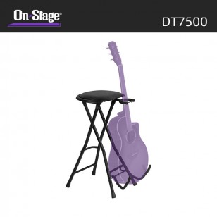 On-Stage彈吉他坐的凳子座椅DT7500踩腳演奏家用折疊單人民謠古典
