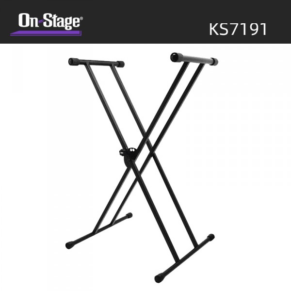 On-Stage  KS7191 雙X鍵盤支架