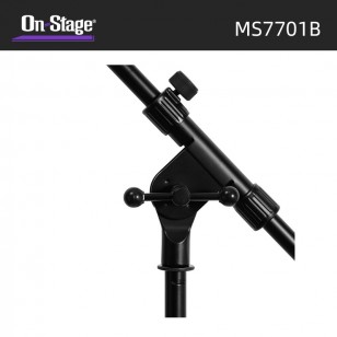 On-Stage麥克風支架 金屬落地式MS7701B升降專業歐式吊杆話筒支架