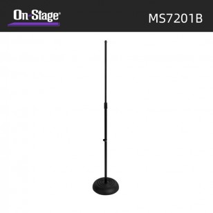On-Stage圓形底座話筒支架/麥克風架 黑色 MS7201B