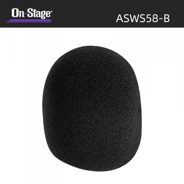 On Stage話筒海綿罩/防風罩 ASWS58-B