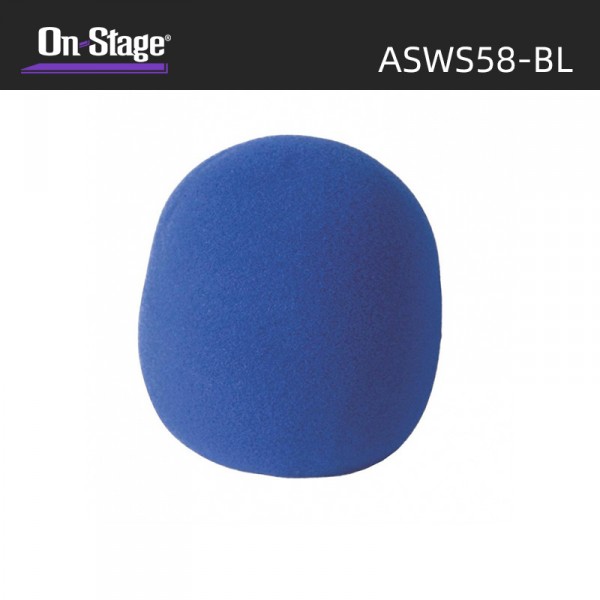 On-Stage話筒海綿罩/防風罩 ASWS58-BL