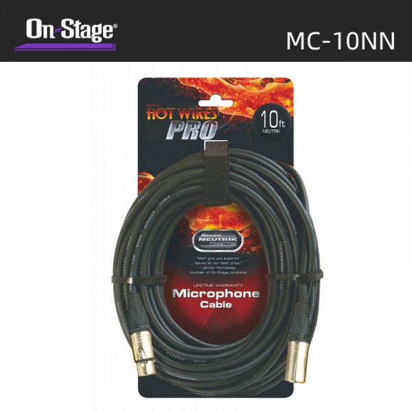 On-Stage話筒連接線/話筒線/麥克風連接線 OSC MC-10NN(3M)