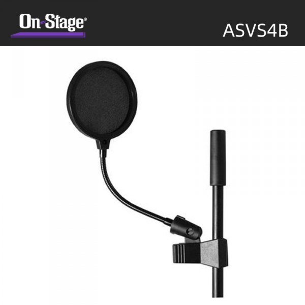 On-Stage話筒防噴罩/ 4英寸麥克風防噴罩/話筒配件 ASVS4B