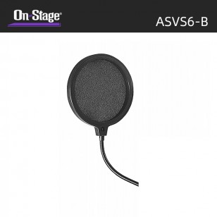 On-Stage話筒防噴罩/話筒夾子/配件 ASVS6-B 麥克風防噴罩/話筒罩